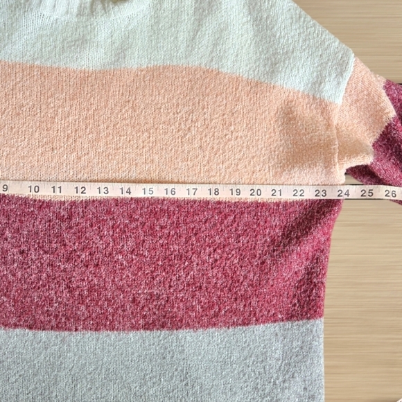 H&M divided oversized pullover colorblock knit sweater size small - Picture 6 of 8